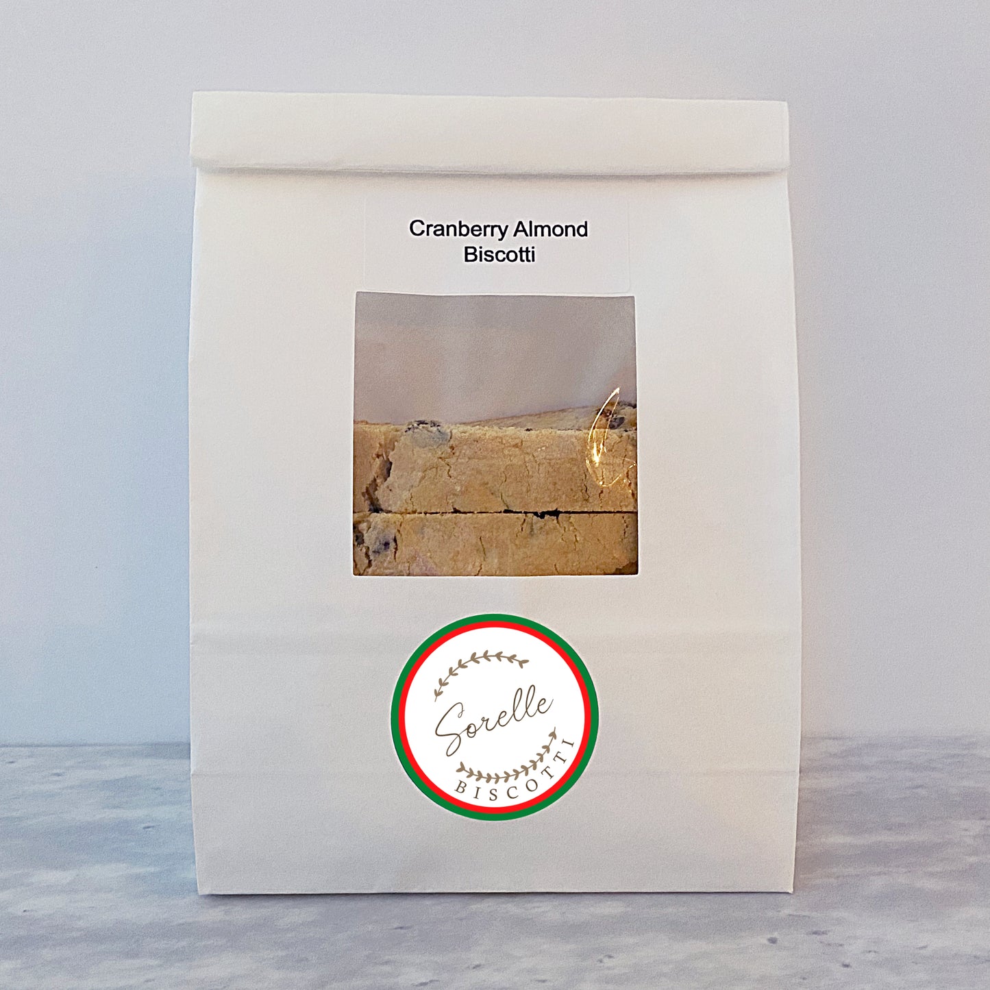 Sorelle Biscotti LLC 12 pack cranberry almond biscotti cookies