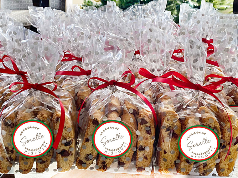 Sorelle Biscotti LLC packages of 8 packs delicious biscotti cookies