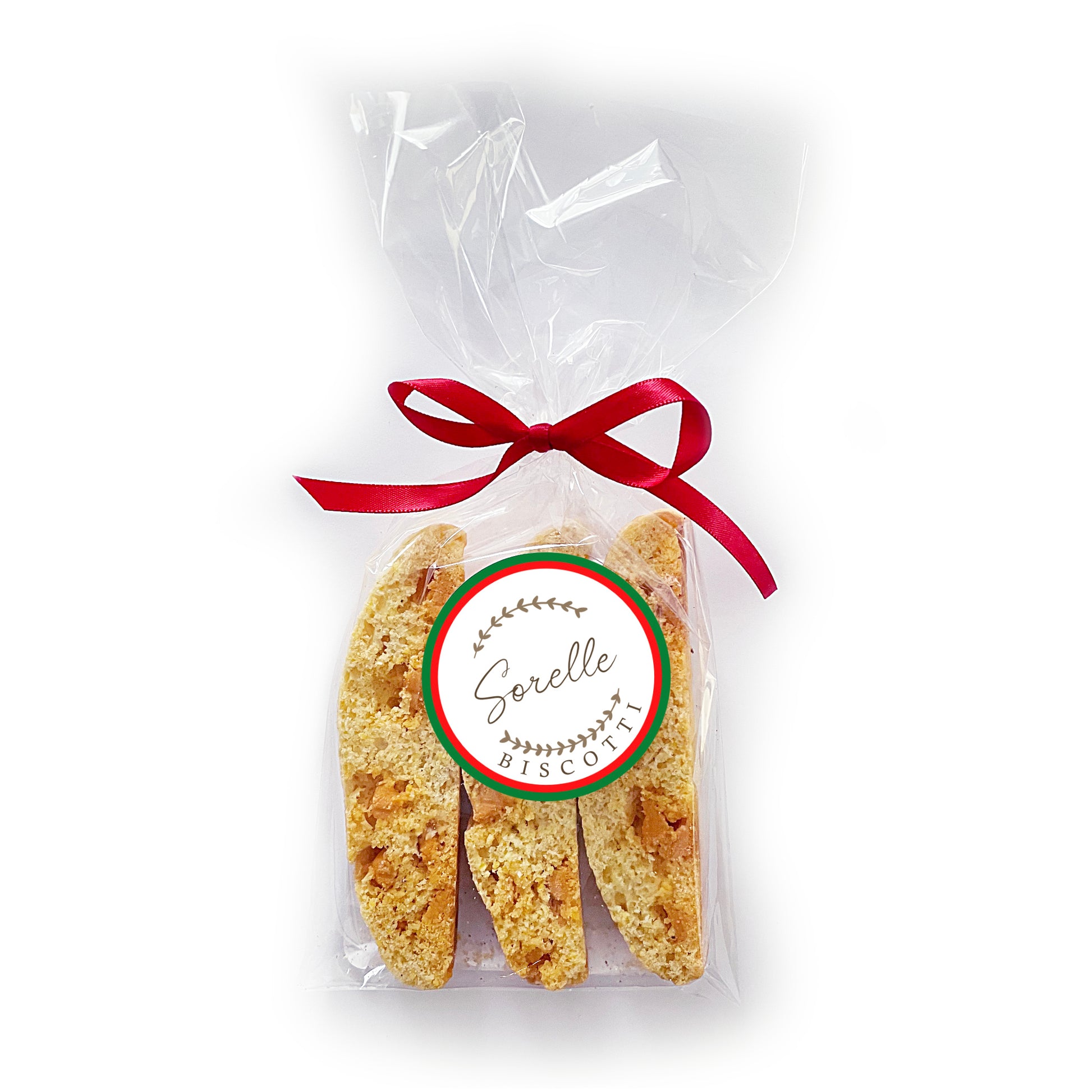 Sorelle Biscotti LLC 3 pack cornmeal butterscotch chip biscotti cookies
