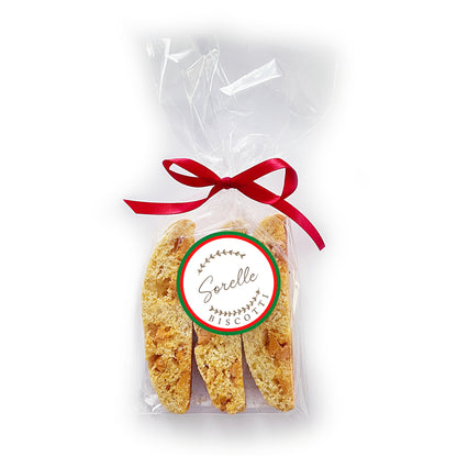 Sorelle Biscotti LLC 3 pack cornmeal butterscotch chip biscotti cookies